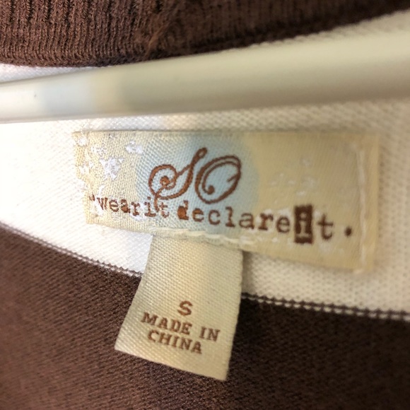 Striped V-neck sweater - Picture 3 of 3